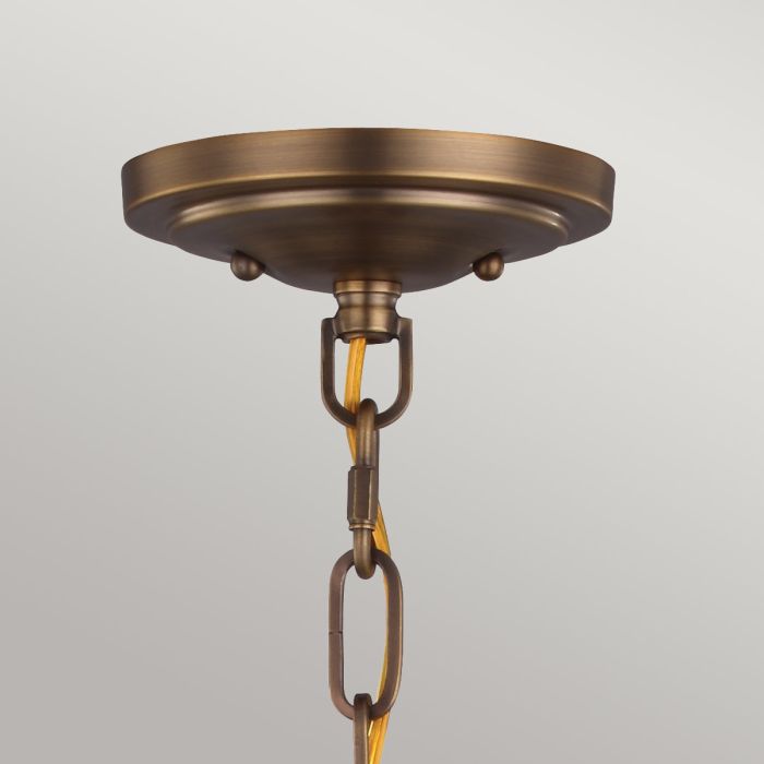 Cadence 1 Light Mini Pendant - Dark Antique Brass / Matte Black
