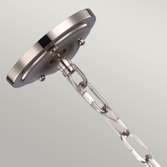 Cadence 2 Light Pendant - Polished Nickel / Brushed Steel