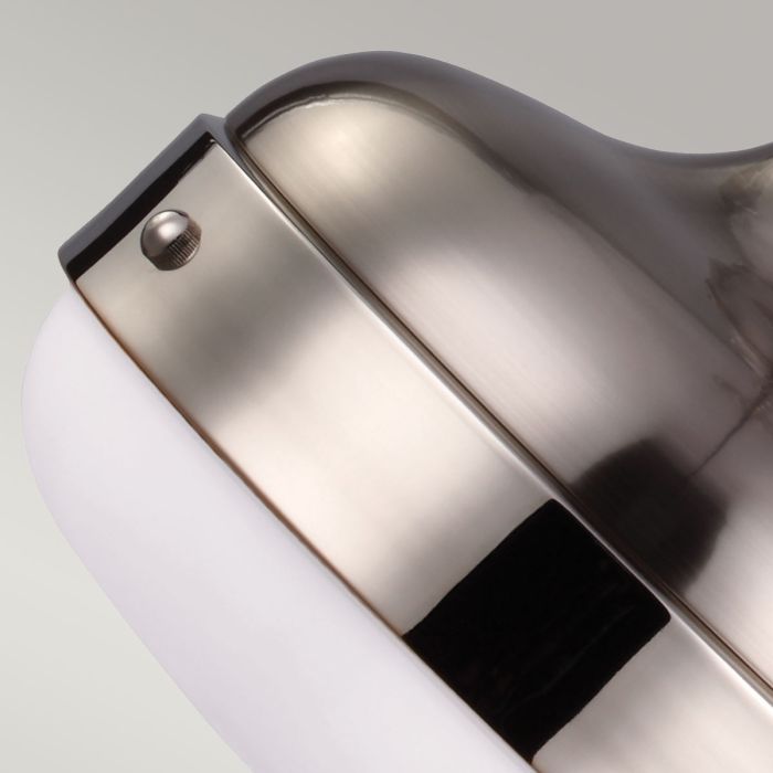 Cadence 2 Light Pendant - Polished Nickel / Brushed Steel