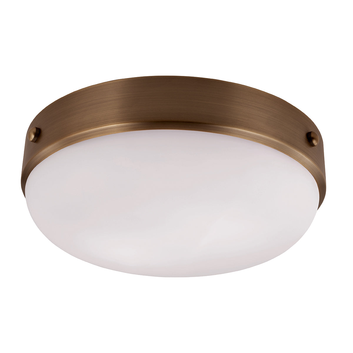 Cadence 2 Light Flush Mount – Dark Antique Brass