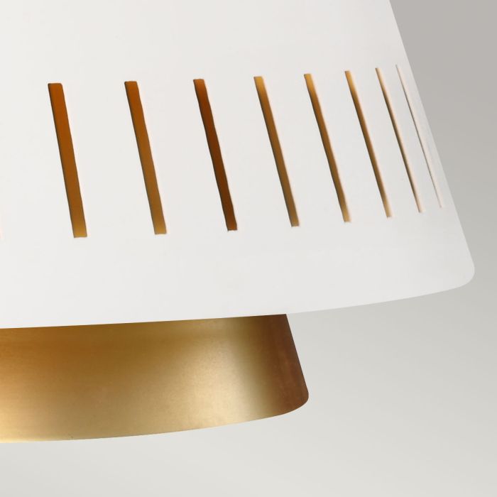 Carter 1 Light Flush Light - Matte White