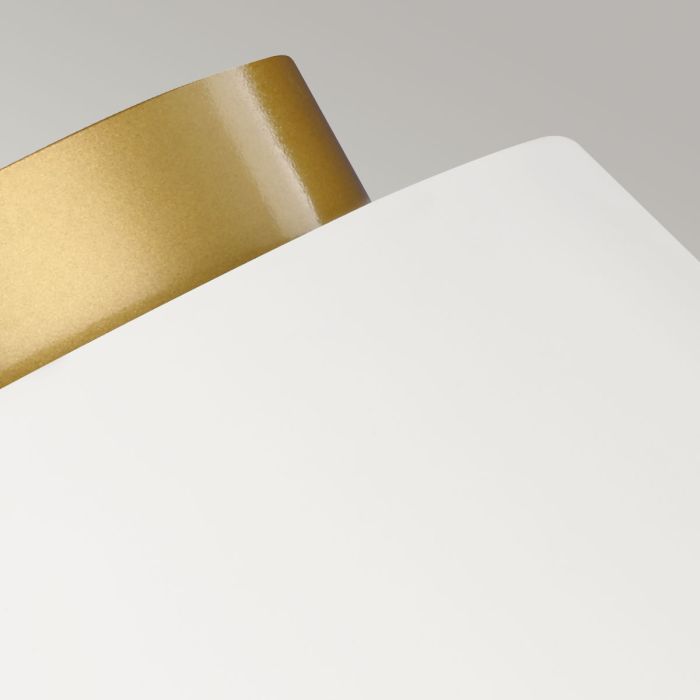 Carter 1 Light Flush Light - Matte White