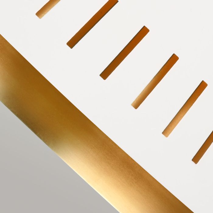 Carter 1 Light Flush Light - Matte White