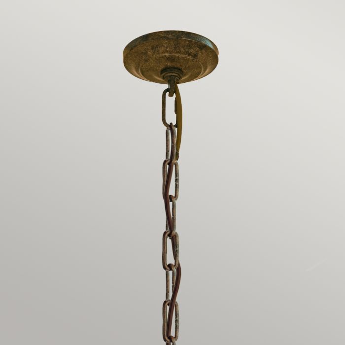 Chateau 6 Light Chandelier - Mocha Bronze
