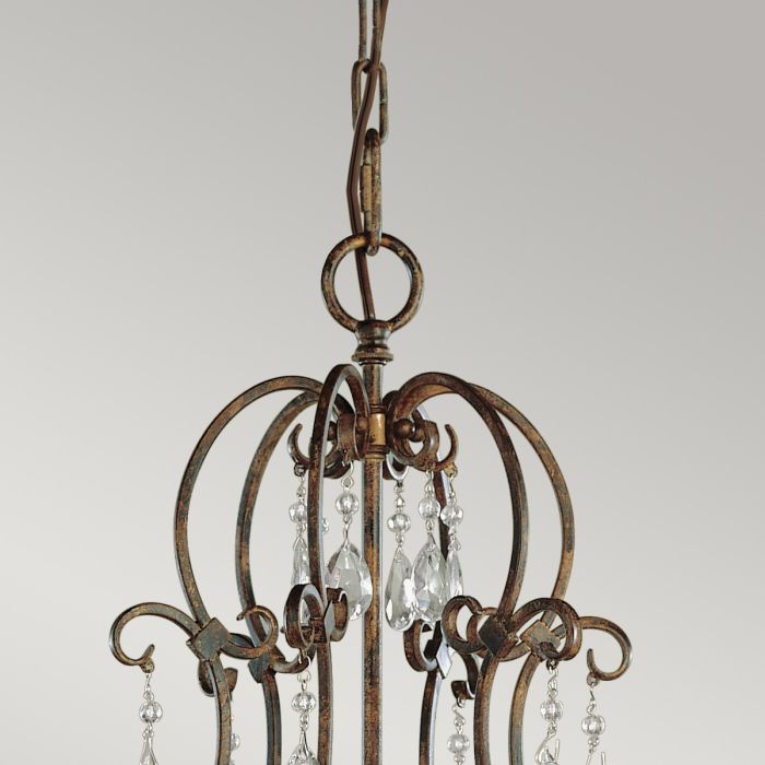 Chateau 6 Light Chandelier - Mocha Bronze
