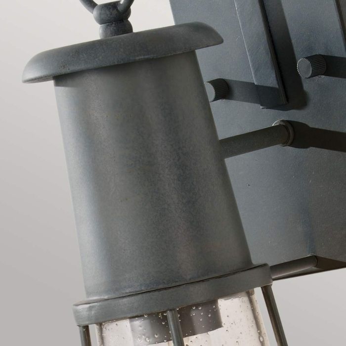 Chelsea Harbor 1 Light Wall Lantern - Storm Cloud