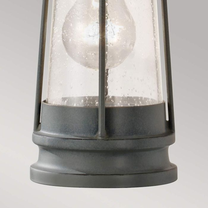Chelsea Harbor 1 Light Wall Lantern - Storm Cloud