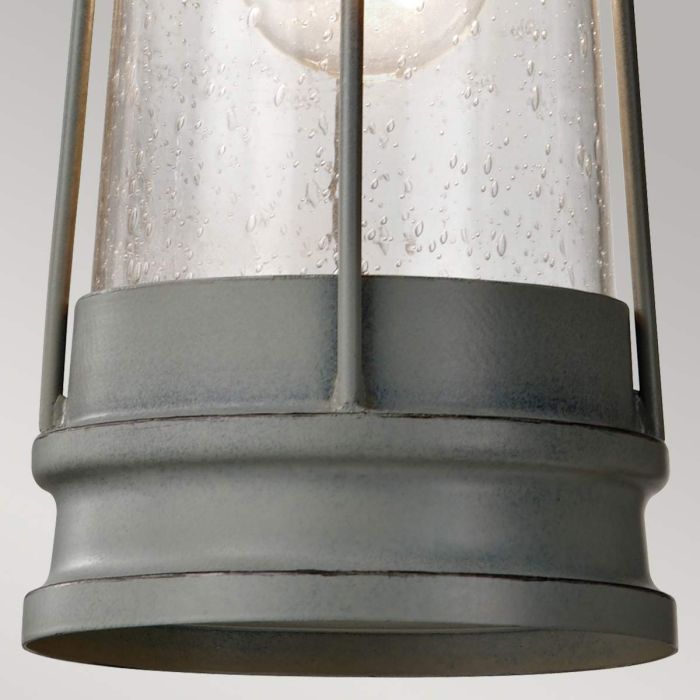 Chelsea Harbor 1 Light Chain Lantern - Storm Cloud