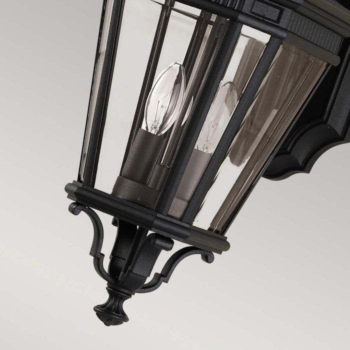 Cotswold Lane 2 Light Medium Wall Lantern - Black