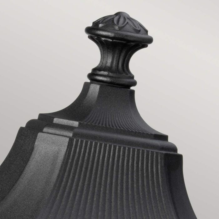 Cotswold Lane 3 Light Large Pedestal - Black
