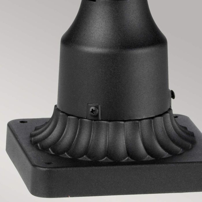 Cotswold Lane 3 Light Large Pedestal - Black