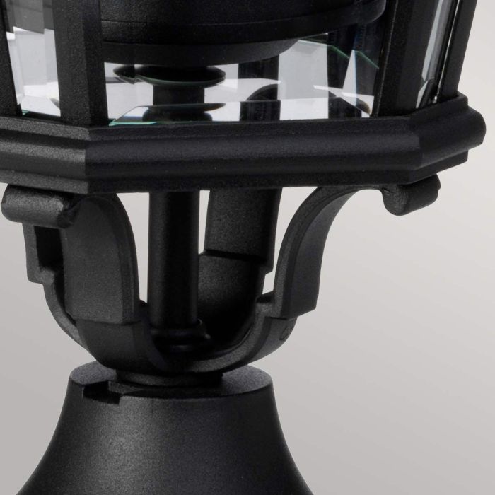 Cotswold Lane 2 Light Medium Pedestal - Black