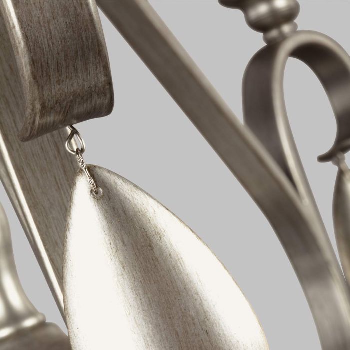 DeWitt 5 Light Chandelier - Sunrise Silver