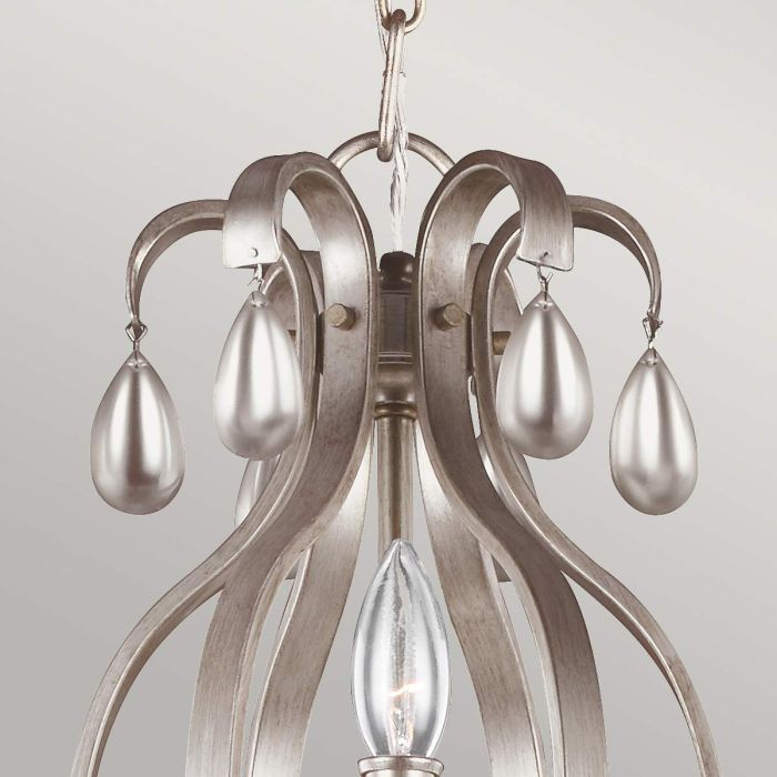 DeWitt 9 Light Chandelier - Sunrise Silver