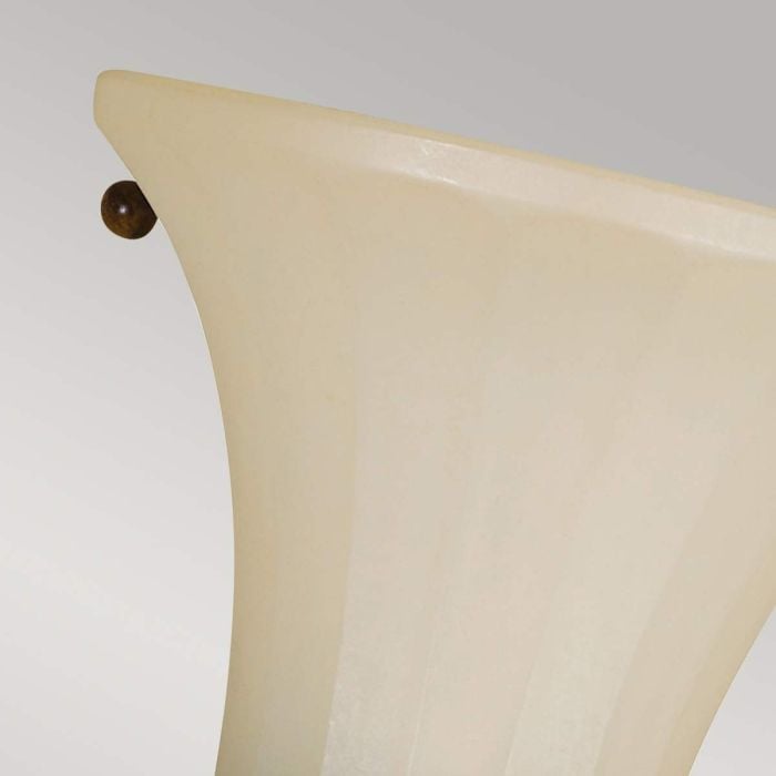 Drawing Room 1 Light Wall Uplighter - Walnut with traditional Edwardian style