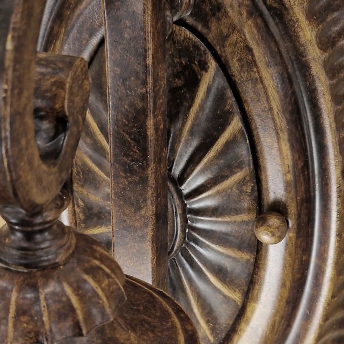 Drawing Room 1 Light Wall Light - Walnut