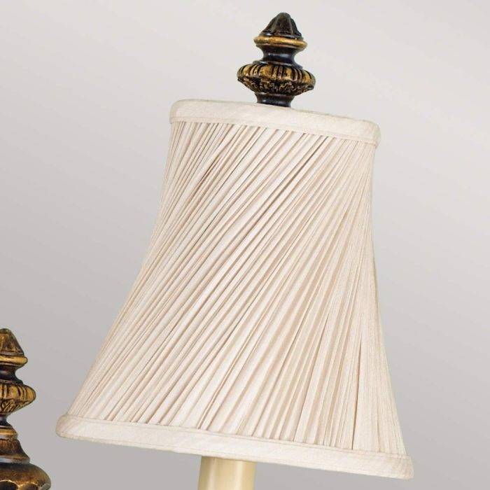 Drawing Room 2 Light Wall Light - Walnut