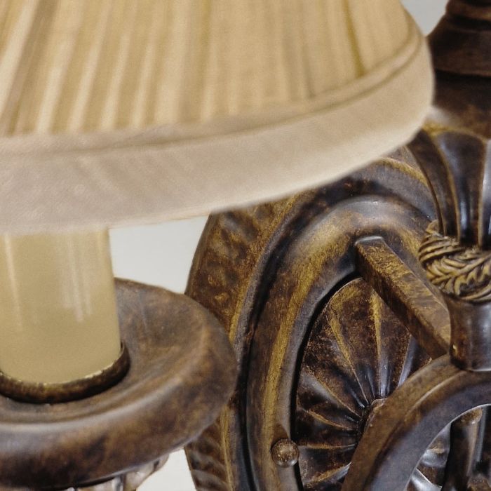 Drawing Room 2 Light Wall Light - Walnut