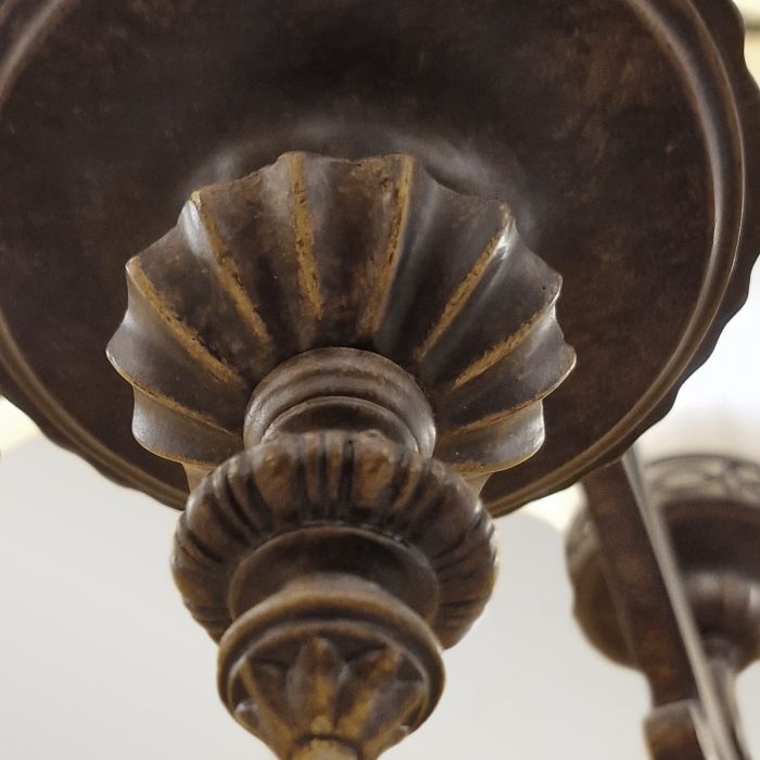 Drawing Room 9 Light Chandelier - Walnut