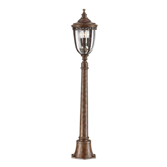 English Bridle 3 Light Medium Pillar Lantern – British Bronze