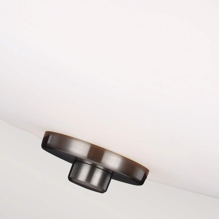 Evington 2 Light Semi-Flush - Satin Nickel