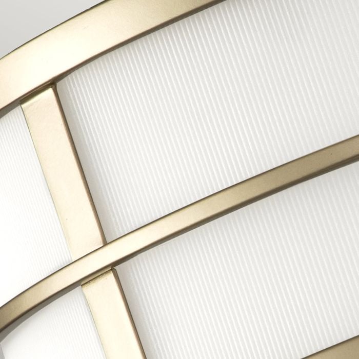 Fusion 3 Light Flush - Painted Natural Brass