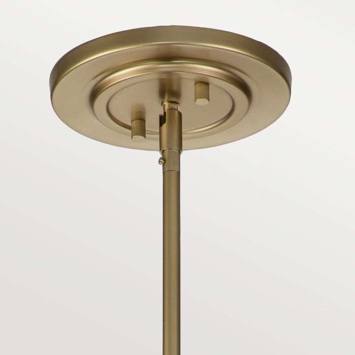 Fusion 3 Light Large Pendant - Painted Natural Brass