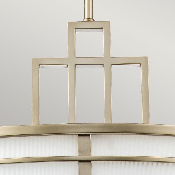 Fusion 3 Light Large Pendant - Painted Natural Brass