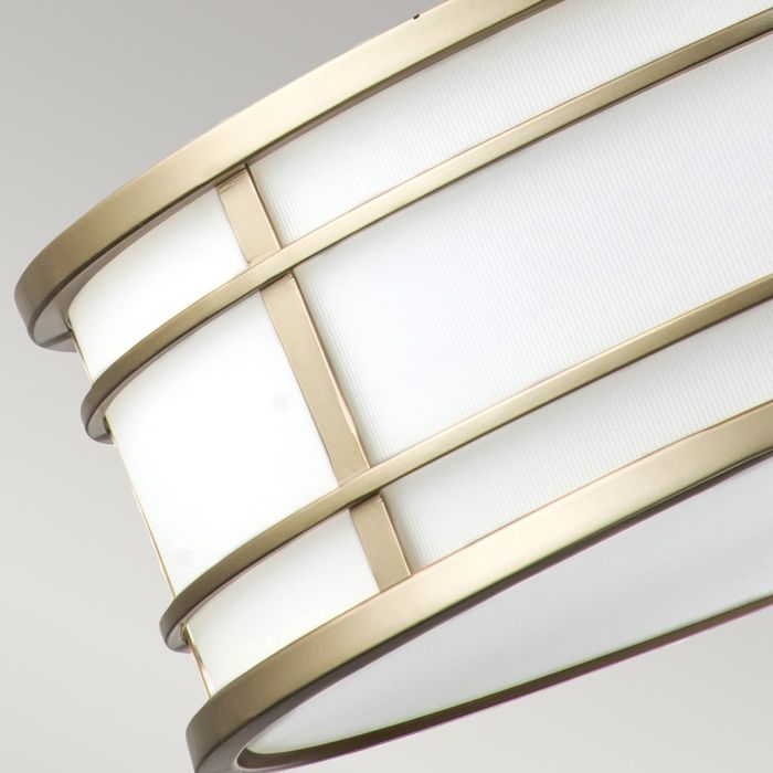 Fusion 3 Light Large Pendant - Painted Natural Brass