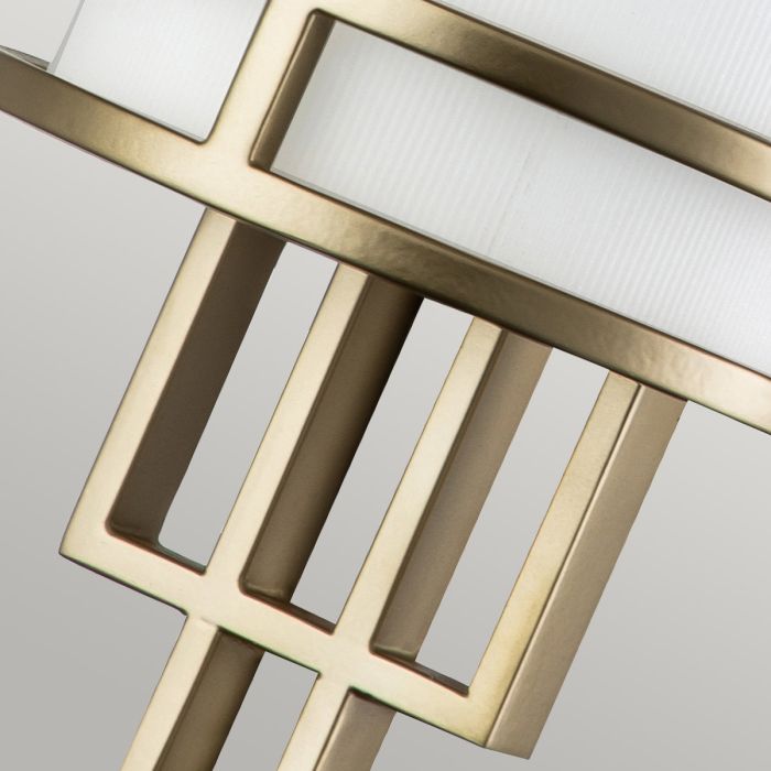 Fusion 1 Light Wall Light - Painted Natural Brass