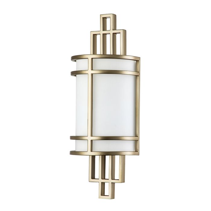 Fusion 1 Light Wall Light - Painted Natural Brass