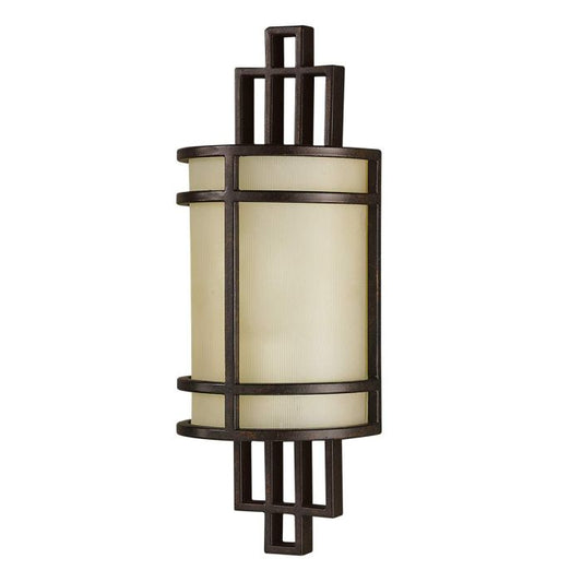 Fusion 1 Light Wall Light - Grecian Bronze