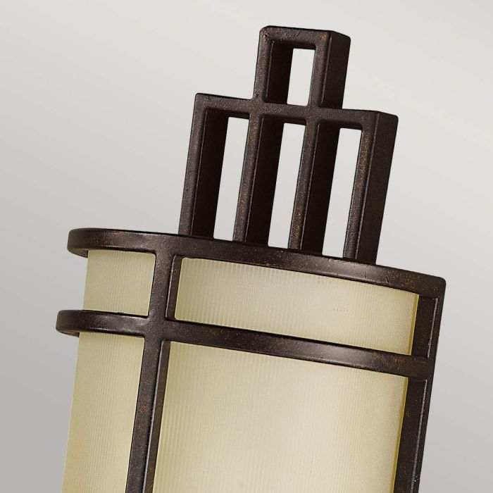 Fusion 1 Light Wall Light - Grecian Bronze