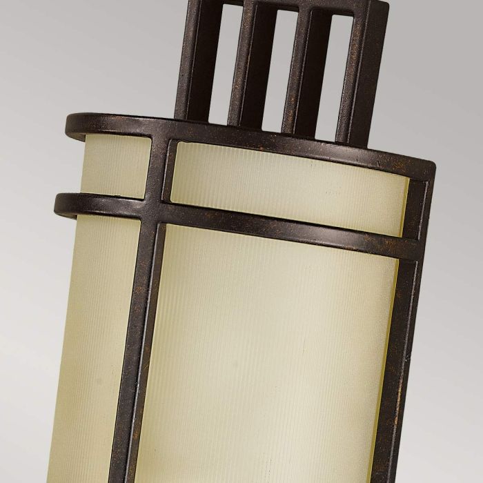 Fusion 1 Light Wall Light - Grecian Bronze