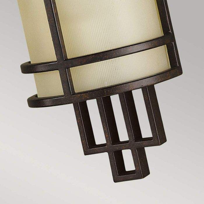 Fusion 1 Light Wall Light - Grecian Bronze