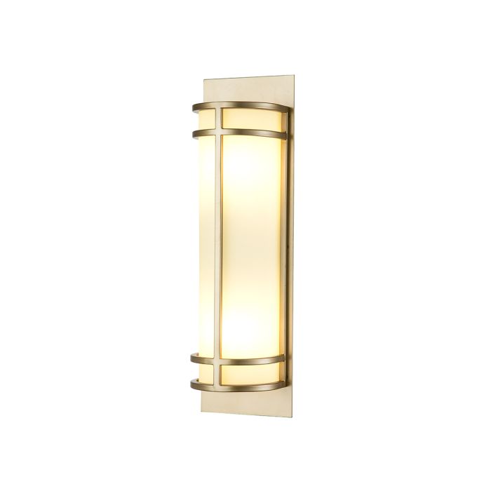 Fusion 2 Light Wall Light - Painted Natural Brass