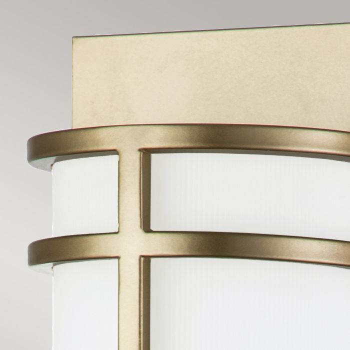 Fusion 2 Light Wall Light - Painted Natural Brass
