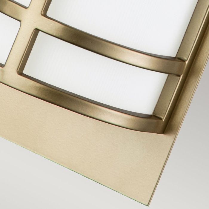 Fusion 2 Light Wall Light - Painted Natural Brass