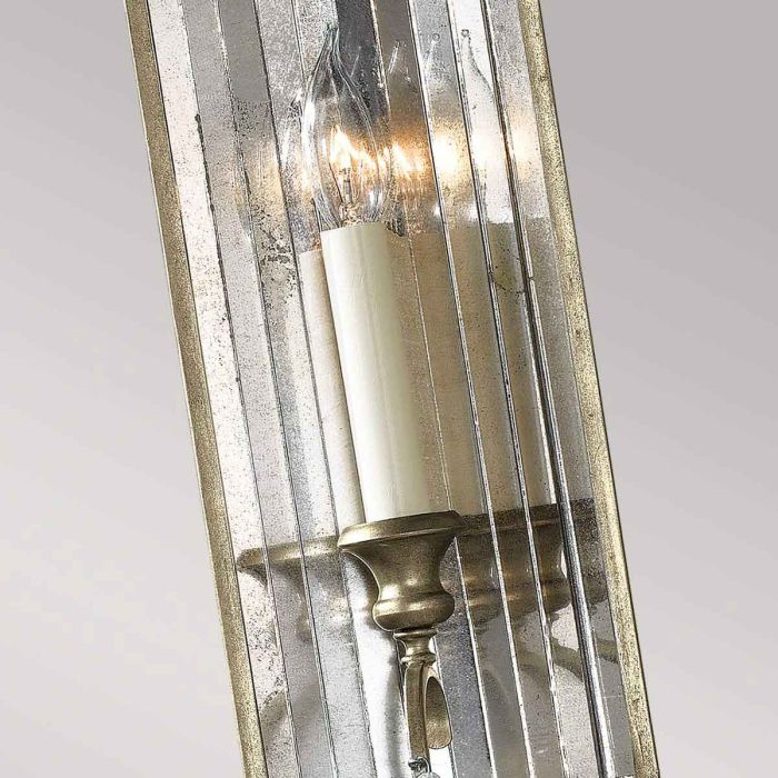Gianna 1 Light Wall Light - Gilded Silver