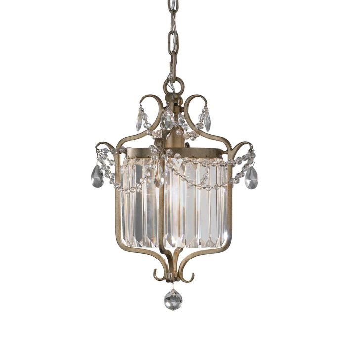Gianna 1 Light Pendant - Gilded Silver