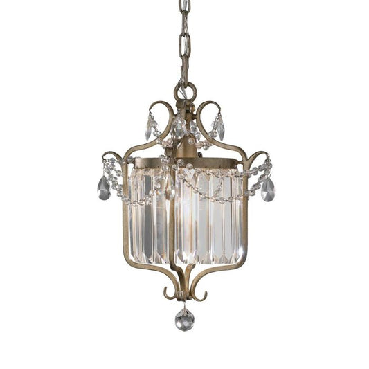 Gianna 1 Light Pendant - Gilded Silver