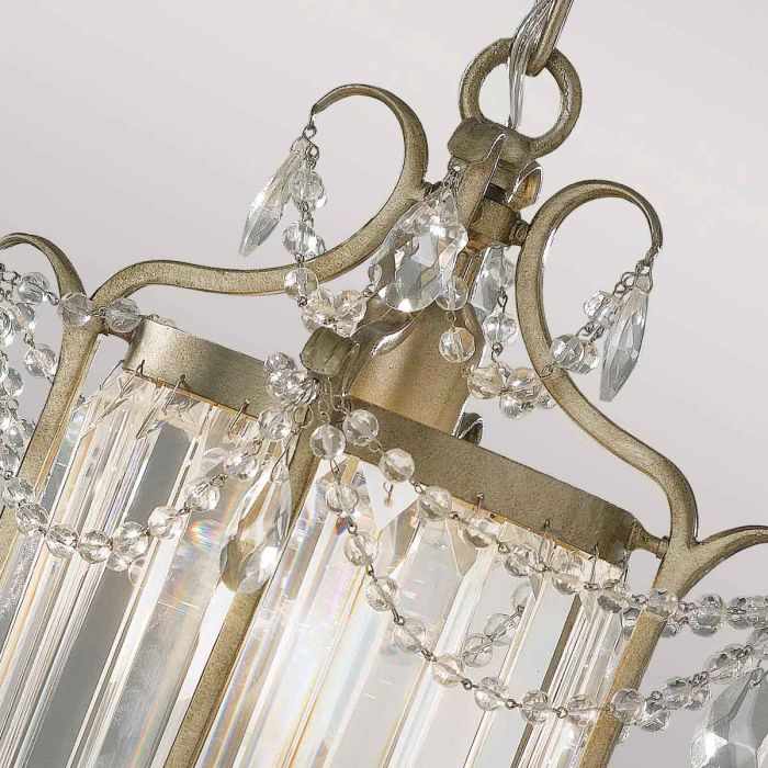 Gianna 1 Light Pendant - Gilded Silver