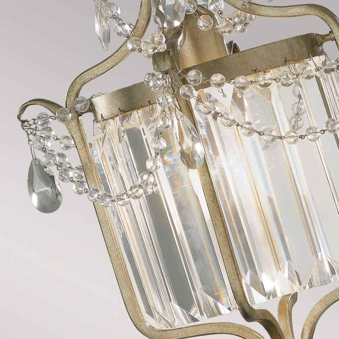 Gianna 1 Light Pendant - Gilded Silver