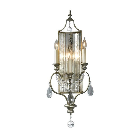 Gianna 3 Light Wall Light - Gilded Silver