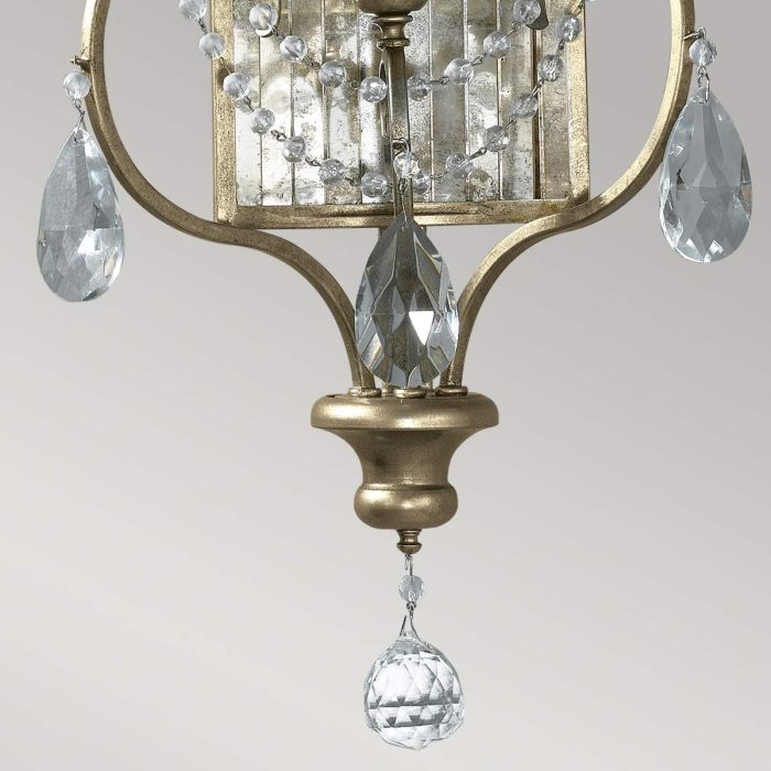 Gianna 3 Light Wall Light - Gilded Silver