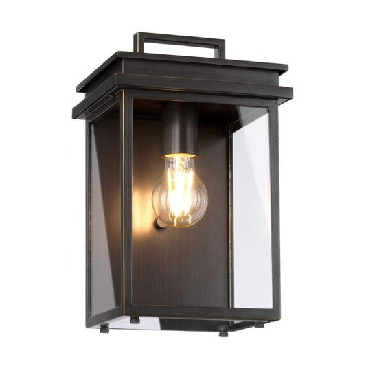 Glenview 1 Light Medium Wall Lantern - Antique Bronze