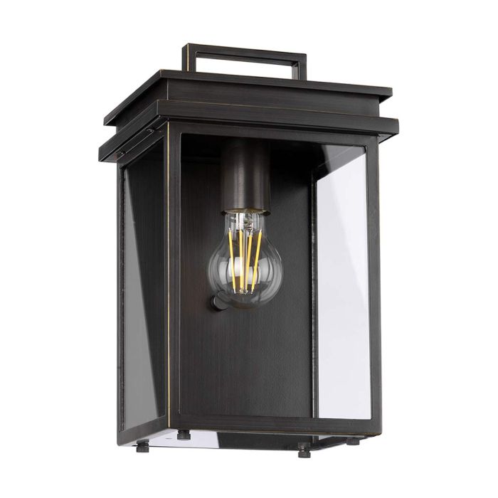 Glenview 1 Light Medium Wall Lantern - Antique Bronze