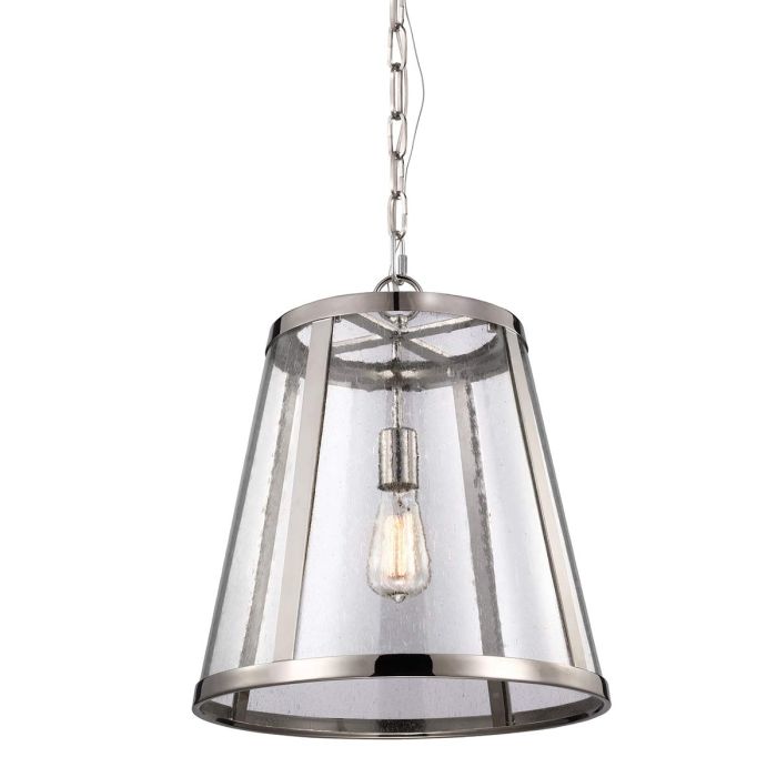 Harrow 1 Light Medium Pendant - Polished Nickel