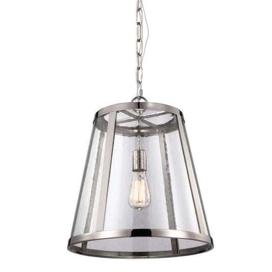 Harrow 1 Light Medium Pendant - Polished Nickel