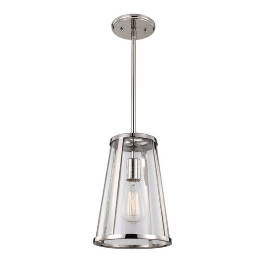 Harrow 1 Light Small Pendant - Polished Nickel